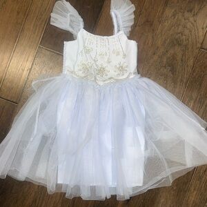 Cotton on kids blue Easter spring birthday tulle dress